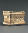 Picture of CA0706 Grand Tour Giallo Antico model of the Tomb of Scipio