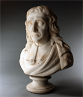 Picture of CA0689 White marble bust of John Milton
