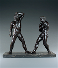 Picture of CA0654  Early 20th Century Grand Tour Pugilists after Canova