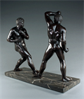 Picture of CA0654  Early 20th Century Grand Tour Pugilists after Canova