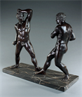 Picture of CA0654  Early 20th Century Grand Tour Pugilists after Canova