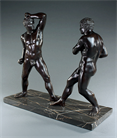 Picture of Early 20th Century Grand Tour Pugilists after Canova