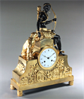 Picture of CA0787 Magnificent 'Au Bon Sauvage' Africa Mantel Clock