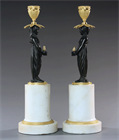 Picture of Fine pair of English Regency candlesticks