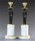 Picture of Fine pair of English Regency candlesticks
