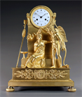 Picture of Rare Empire Cupid Unveiling Psyche mantel clock