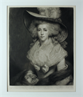 Picture of CA0644 Fine Quality Large Signed Mezzotint of Mrs Susan Ghyll after John Hoppner