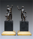 Picture of Very rare 18th Century Bronze Models of the Dioscuri, Castor & Pollox