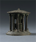 Picture of CA0641 Small Grand Tour Bronze model of the Temple of Hercules Victor