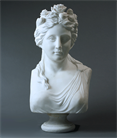 Picture of CA0637 Decorative Carrara Marble Bust of the muse Erato
