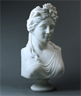 Picture of CA0637 Decorative Carrara Marble Bust of the muse Erato