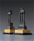Picture of Small Pair of Grand Tour Bronze Temples