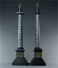 Picture of Rare Pair of Grand Tour Trajan and Marcus Aurelius Columns