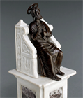 Picture of CA0627 Grand Tour bronze and marble statue of St. Peter