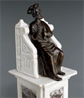 Picture of Grand Tour bronze and marble statue of St. Peter