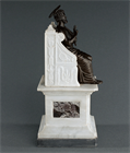 Picture of CA0627 Grand Tour bronze and marble statue of St. Peter
