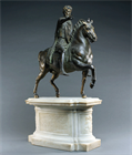 Picture of Important Grand Tour Equestrian Statue of Marcus Aurelius
