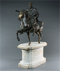 Picture of Important Grand Tour Equestrian Statue of Marcus Aurelius