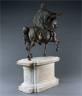 Picture of Important Grand Tour Equestrian Statue of Marcus Aurelius