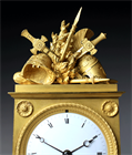 Picture of CA0608 French Empire triumph of love and peace over war clock