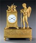 Picture of CA0608 French Empire triumph of love and peace over war clock