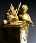 Picture of CA0608 French Empire triumph of love and peace over war clock