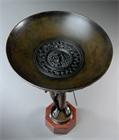 Picture of CA0578 Large French 19th century neoclassical bronze figural tazza