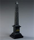 Picture of CA0607 Grand Tour black marble Lateran Obelisk