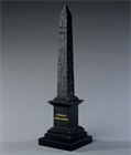 Picture of CA0607 Grand Tour black marble Lateran Obelisk