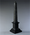 Picture of CA0607 Grand Tour black marble Lateran Obelisk