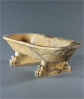 Picture of Rare Grand Tour Siena Marble Roman bath desk tidy