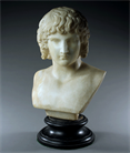 Picture of Rare Grand Tour bust of Antinous Vaticano