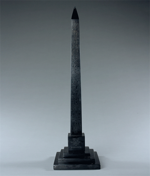 Picture of CA0605 Obelisk called Cleopatra's Needle at Alexandria in Ashford Black marble