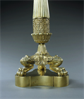 Picture of CA0593 Pair of Unusual Charles X bronze candlesticks