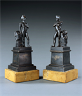 Picture of Rare pair of 19th century bronzes of Napoleon and Wellington