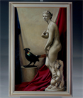 Picture of CA0542 Large Neoclassical still life oil on canvas painting of the Medici Venus