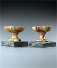 Picture of Pair of Grand Tour Marble tazzas or vide poches
