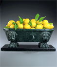 Picture of Large decorative Grand Tour style green marble bath
