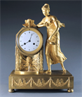 Picture of CA0536 Fine French Empire mantel clock by Revel
