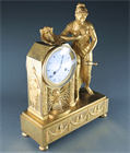 Picture of CA0536 Fine French Empire mantel clock by Revel