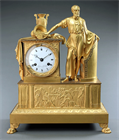 Picture of CA0535 Fine French Empire Hippocrates Mantel Clock