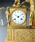 Picture of CA0535 Fine French Empire Hippocrates Mantel Clock