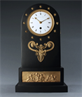 Picture of French Empire Borne style mantel clock by Stiennon