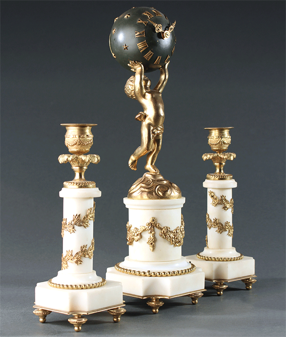 Picture of French Louis XVI Revival Clock Garniture