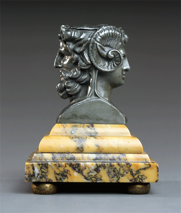 Picture of Zeus-Ammon and Alexander the Great Janus inkwell