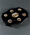 Picture of CA0543 Micromosaic paperweight with seven views or Rome