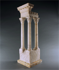 Picture of CA0491 Large Grand Tour Alabaster Temple of Vespasian