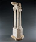 Picture of CA0491 Large Grand Tour Alabaster Temple of Vespasian