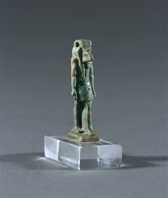 Picture of Faience funerary amulet of Thoth