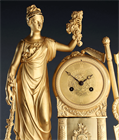 Picture of CA0538 Fine French Empire period Ceres clock